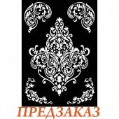 Трафарет 3D Stamperia KSTDA3001a "Фриз и уголки", толщина 0,5 мм, 29,7х42 см